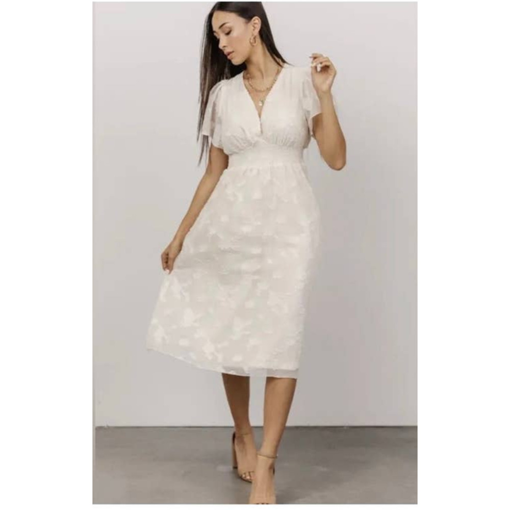 Baltic Born Cream Midi Dress